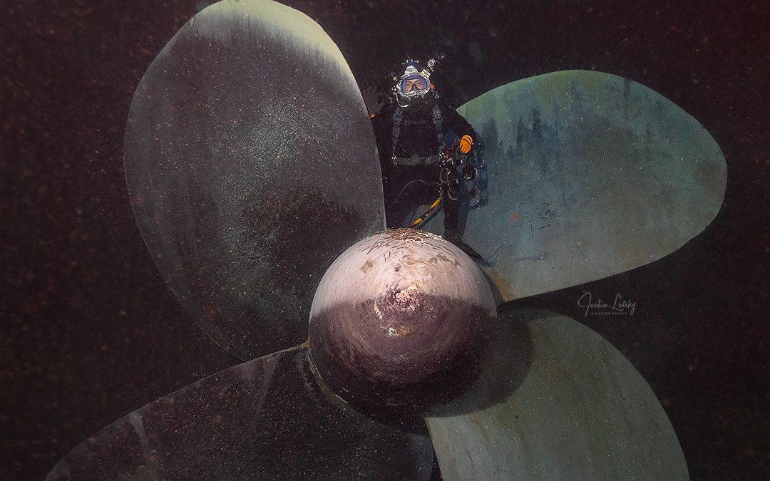 Queen Mary Propeller Room Commercial Diving